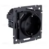 Розетка штепсельная SCHUKO 16A/250 В с USB A+C 20W, черный Kollinger REA-004BK для Aspekt, Eleganz, Reflex REA-004BK - 4