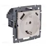 Розетка штепсельная SCHUKO 16A/250 В с USB A+C 20W, кашемир матовый Kollinger REA-004CM для Aspekt, Eleganz, Reflex REA-004CM - 2