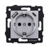 Розетка штепсельная SCHUKO 16A/250 В с USB A+C 20W, серый Kollinger REA-004GY для Aspekt, Eleganz, Reflex REA-004GY - 1