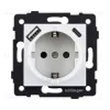 Розетка штепсельная SCHUKO 16A/250 В с USB A+C 20W, белый Kollinger REA-004WH для Aspekt, Eleganz, Reflex REA-004WH - 1