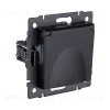 Розетка штепсельная SCHUKO 16A/250 В с крышкой, черный матовый Kollinger REA-006BM для Aspekt, Eleganz, Reflex REA-006BM - 2