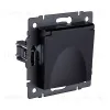 Розетка штепсельная SCHUKO 16A/250 В с крышкой, черный Kollinger REA-006BK для Aspekt, Eleganz, Reflex REA-006BK - 2