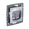 Розетка двойная RJ11 + RJ45 Cat.6, серый Kollinger REA-011GY для Aspekt, Eleganz, Reflex REA-011GY - 2