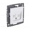 Розетка двойная RJ11 + RJ45 Cat.6, белый Kollinger REA-011WH для Aspekt, Eleganz, Reflex REA-011WH - 3