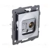 Розетка двойная TV (мама) + RJ45 Cat.6, серый Kollinger REA-012GY для Aspekt, Eleganz, Reflex REA-012GY - 2