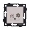 Розетка двойная TV (мама) + телефонная розетка RJ11, кашемир матовый Kollinger REA-013CM для Aspekt, Eleganz, Reflex REA-013CM - 1