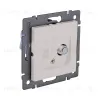 Розетка двойная спутниковая SAT + RJ45 Cat.6, кашемир матовый Kollinger REA-014CM для Aspekt, Eleganz, Reflex REA-014CM - 2