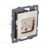 Розетка двойная Ethernet RJ45 Cat.5, золотой Kollinger REA-015GD для Aspekt, Eleganz, Reflex REA-015GD - 2