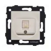 Розетка Ethernet RJ45 Cat.5, золотой Kollinger REA-016GD для Aspekt, Eleganz, Reflex REA-016GD - 1