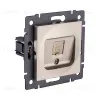 Розетка Ethernet RJ45 Cat.5, золотой Kollinger REA-016GD для Aspekt, Eleganz, Reflex REA-016GD - 2