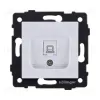 Розетка Ethernet RJ45 Cat.5, белый Kollinger REA-016WH для Aspekt, Eleganz, Reflex REA-016WH - 1