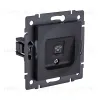 Розетка Ethernet RJ45 Cat.6, черный матовый Kollinger REA-018BM для Aspekt, Eleganz, Reflex REA-018BM - 2