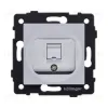 Розетка Ethernet RJ45 Cat.6, серый Kollinger REA-018GY для Aspekt, Eleganz, Reflex REA-018GY - 1