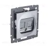 Розетка двойная Ethernet RJ45 Cat.6, серый Kollinger REA-019GY для Aspekt, Eleganz, Reflex REA-019GY - 2