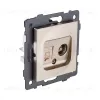 Розетка двойная TV (мама) + RJ45 Cat.6, золотой Kollinger REA-021GD для Aspekt, Eleganz, Reflex REA-021GD - 3