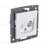 Розетка двойная спутниковая SAT + RJ45 Cat.6, белый Kollinger REA-022WH для Aspekt, Eleganz, Reflex REA-022WH - 3