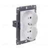 Розетка штепсельная SCHUKO двойная 16A/250 В, белый матовый Kollinger REA-032WM для Aspekt, Eleganz, Reflex REA-032WM - 2