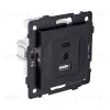 Розетка USB A+C 20W, черный матовый Kollinger REA-037BM для Aspekt, Eleganz, Reflex REA-037BM - 2