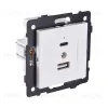 Розетка USB A+C 20W, белый матовый Kollinger REA-037WM для Aspekt, Eleganz, Reflex REA-037WM - 2