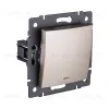Выключатель 1-клавишный 10А/250В с LED подсветкой, изогнутый, золотой Kollinger REA-R-002GD для Aspekt, Eleganz, Reflex REA-R-002GD - 3