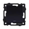 Выключатель кнопочный 1-клавишный 10А/250В с LED подсветкой, изогнутый, черный Kollinger REA-R-013BK для Aspekt, Eleganz, Reflex REA-R-013BK - 1