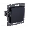 Выключатель 1-клавишный 10А/250В с LED подсветкой, черный Kollinger REA-S-002BK для Aspekt, Eleganz, Reflex REA-S-002BK - 2