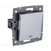 Выключатель 1-клавишный проходной 10А/250В с LED подсветкой, серый Kollinger REA-S-004GY для Aspekt, Eleganz, Reflex REA-S-004GY - 2