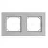 Рамка 2-ая, универсальная Systeme Electric AtlasDesign Aqua Алюминий ATN440302 ATN440302 - 2