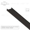 Декоративная вставка для шинопровода Arte lamp Track Accessories A540106С A540106С - 1