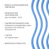 Светодиодный неон Apeyron 24В, 10Вт/м, синий, smd 2835 120д/м, PCB 8мм,6х12мм, 5м, IP65 17-303 17-303 - 8