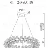 Подвесная люстра Garda Decor 92EL-80241 92EL-80241 - 2