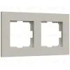 Рамка на 2 поста Werkel Slab (дымчатый софт) W0022917 4690389218415 a071621 4690389218415 - 1