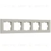 Рамка на 5 постов Werkel Slab (дымчатый софт) W0052917 4690389218477 a071630 4690389218477 - 1