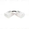 Соединитель угловой Ambrella Light Illumination COB 12/24V для лент 12mm (2 конт.) (10шт. в комплекте) GS6871 GS6871 - 4