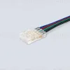 Соединитель гибкий односторонний COB RGB 12/24V для лент 10mm (4 конт.) (5шт. в комплекте) GS7411 GS7411 - 1