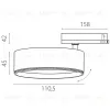 Трековый трехфазный светильник Quattro LED с адаптером Lightstar Alta Pro A5636QT (215636 + 594046) A5636QT - 2