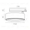 Трековый трехфазный светильник Quattro LED с управлением TRIAC Lightstar Alta Pro A5636TRIAC A5636TRIAC - 2