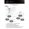 Подвесная люстра Aployt Avrora APL.791.03.60 APL.791.03.60 - 18