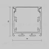 Алюминиевый профиль накладной-подвесной Maytoni Led Strip ALM-3535BT-S-2M 633001 633001 - 8