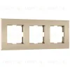 Рамка на 3 поста Werkel Slab (шампань софт) W0032911 4690389218422 a071625 4690389218422 - 1