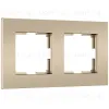 Рамка на 2 поста Werkel Slab (шампань софт) W0022911 4690389218378 a071624 4690389218378 - 1