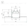 Профиль Arlight LINIA25-FANTOM-2000 ANOD (Алюминий) 053806 053806 - 3