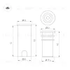 Светильник Arlight ART-PELURU-GROUND-R23-1W Warm3000 (GR, 30 deg, 24V) (IP67 Металл) 056634 056634 - 3