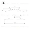 Трековый магнитный светильник Arlight MAG-MICROCOSM-DISCO-R300-7W Day4000 (BK, 36 deg, 24V) (IP20 Металл) 051778 051778 - 5