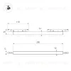 Трековый магнитный светильник Arlight MAG-MICROCOSM-FLAT-L300-10W Day4000 (BK, 100 deg, 24V) (IP20 Металл) 051005 051005 - 2