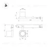 Трековый трехфазный светильник Arlight LGD-DIAFILM-4TR-R60-10W Warm3000 (WH, 20 deg, 230V) (IP20 Металл) 061452 061452 - 2