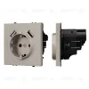 Механизм розетки Arlight с USB зарядкой SCT-NOBE-MUAA-SFPL-CA (230V, 16A) 059442 059442 - 1