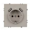 Механизм розетки Arlight с USB зарядкой SCT-NOBE-MUAA-SFPL-CA (230V, 16A) 059442 059442 - 2
