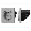 Механизм розетки Arlight с USB зарядкой SCT-NOBE-MUAA-SFPL-IS (230V, 16A)  059443 059443 - 1