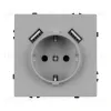 Механизм розетки Arlight с USB зарядкой SCT-NOBE-MUAA-SFPL-IS (230V, 16A)  059443 059443 - 3